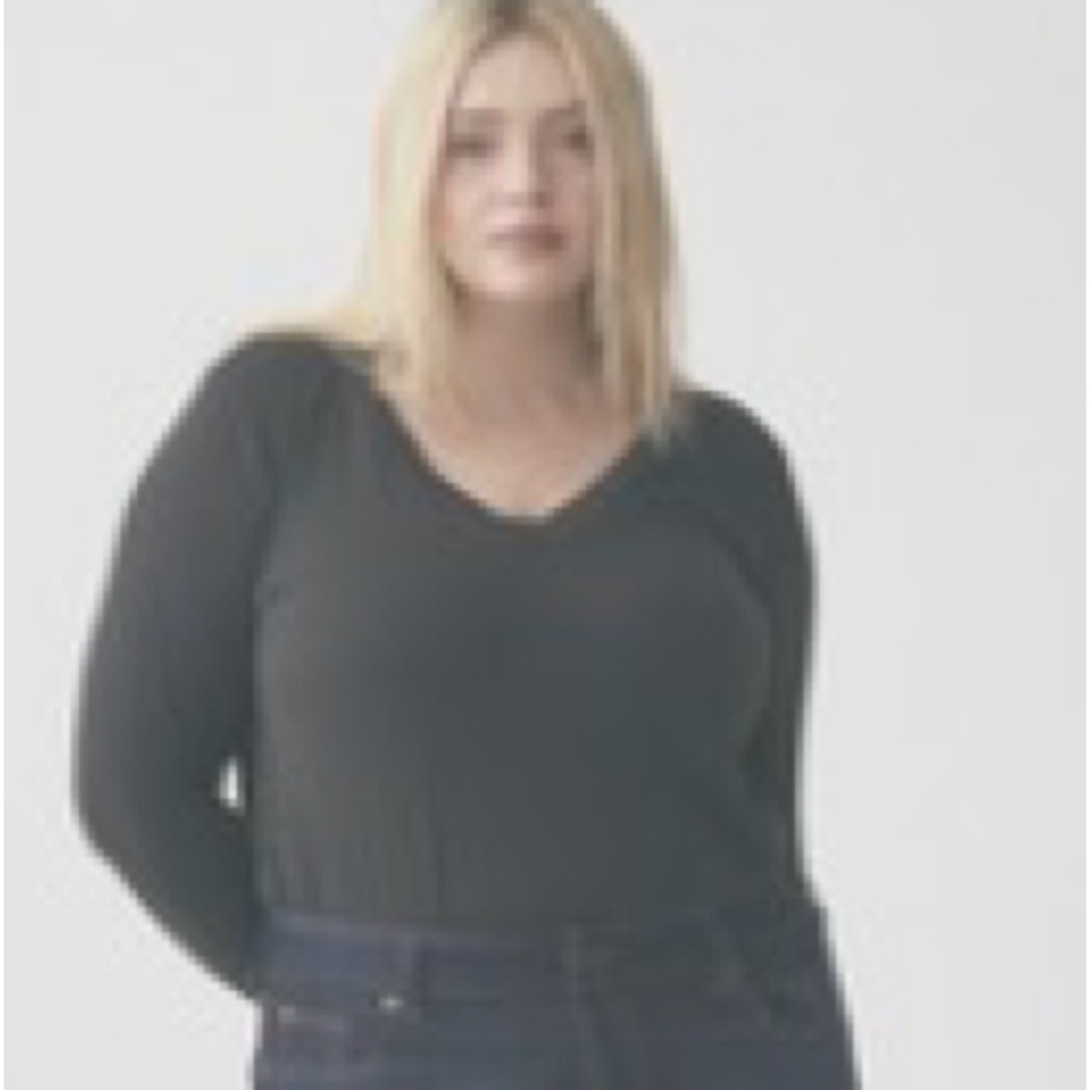 Black Long Sleeve Relaxed Top